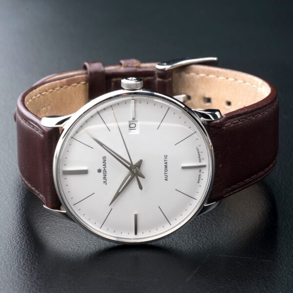 Junghans Meister Classic Automatic Silver Dial Date Open Case Back 027/4310.01