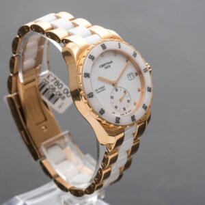 Certina DS First Lady Ceramic Stainless Steel Quartz Watch C0142353301100