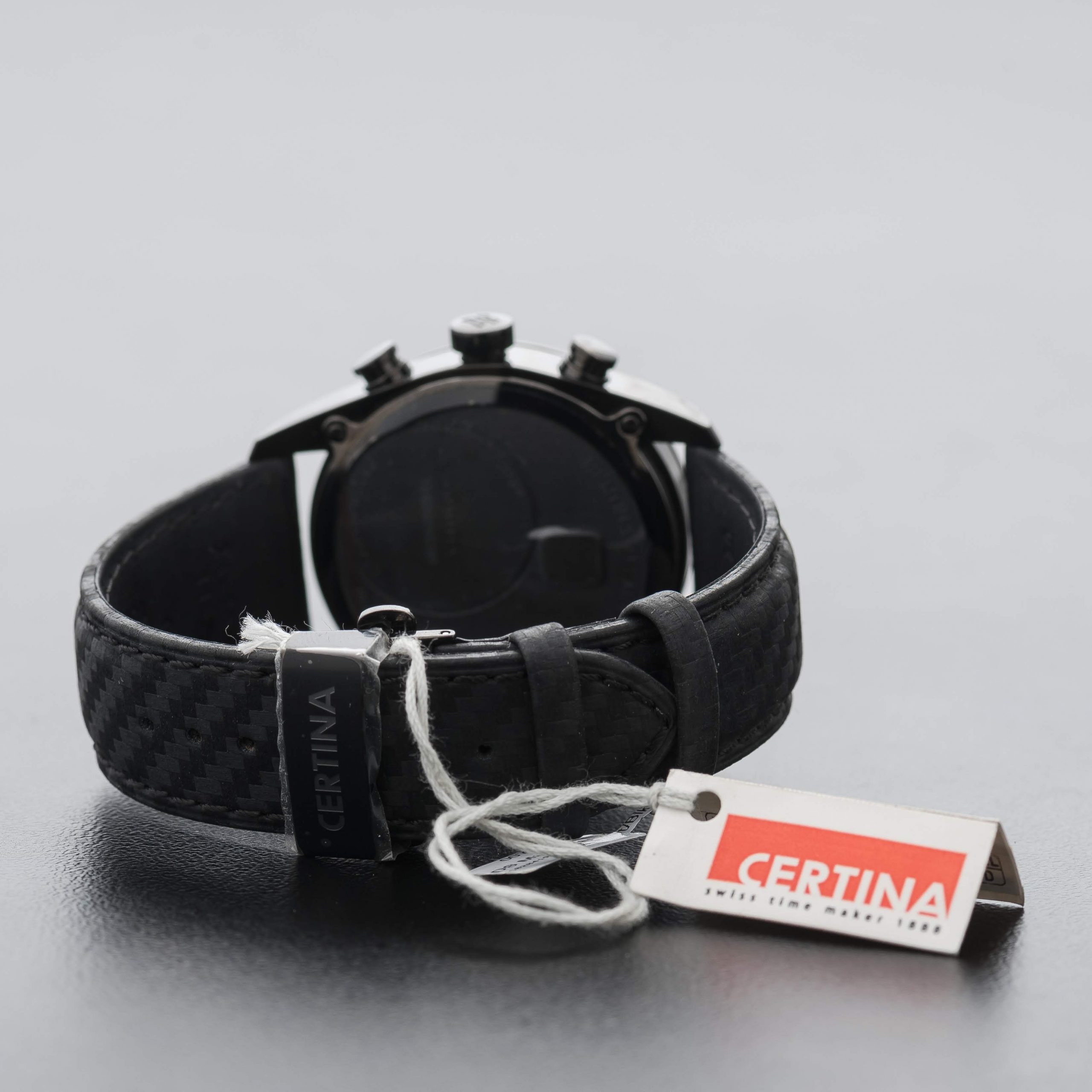 Certina DS MULTI-8 Twin Time Stainless Steel Black PVD C0204191605200