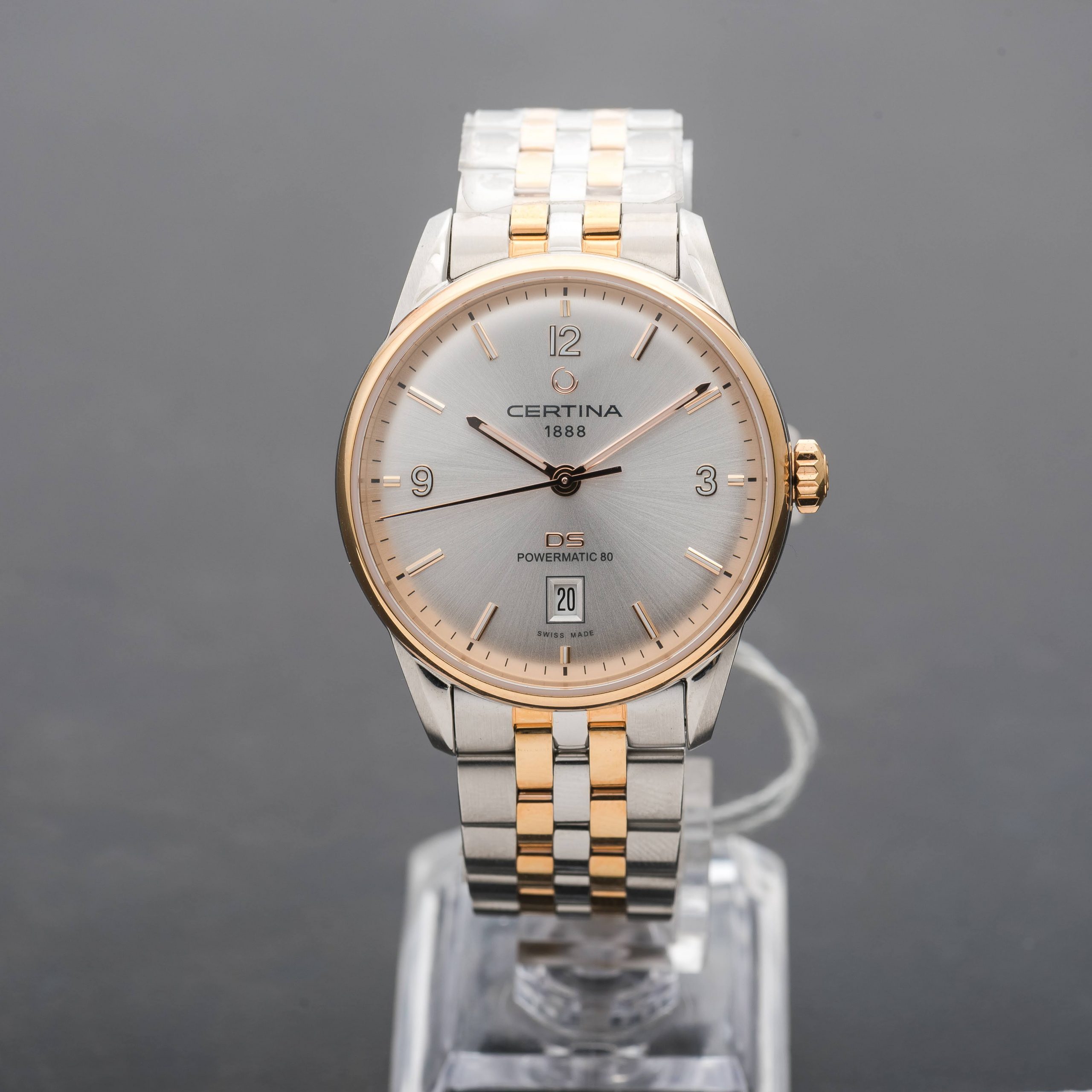 Certina DS Powermatic 80 Automatic Date Two tone Steel Gold Plate C0264072203700