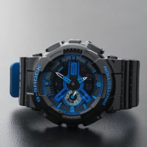 Casio G-Shock Men's Black Blue World Time Alarm Watch GA-110LP-1AER