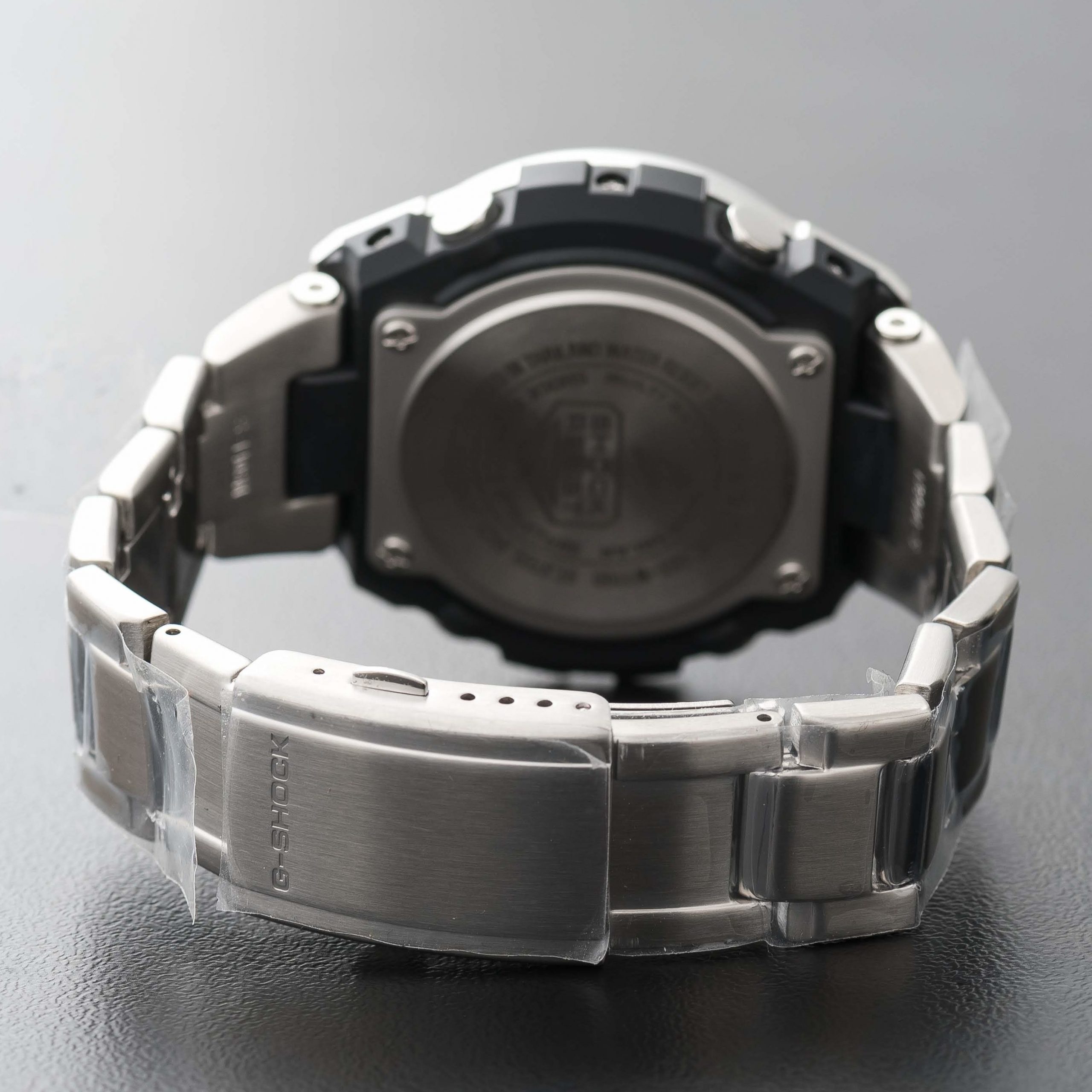 Casio G-Steel Alarm Radio Controlled World time Stailess Watch GST-W110D-1A9ER