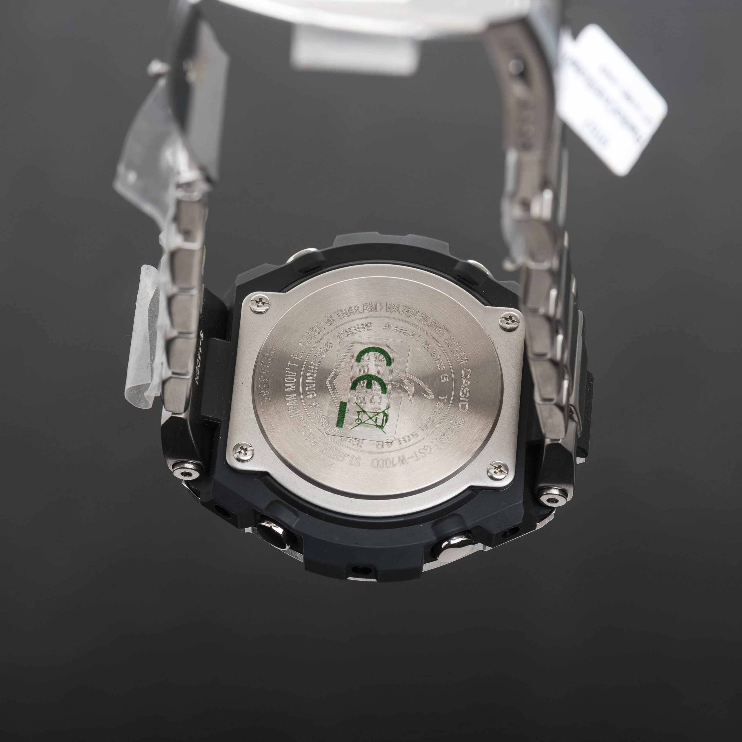 Casio G-Steel Alarm Chronograph Radio Controlled Solar Watch GST-W100D-1A4ER