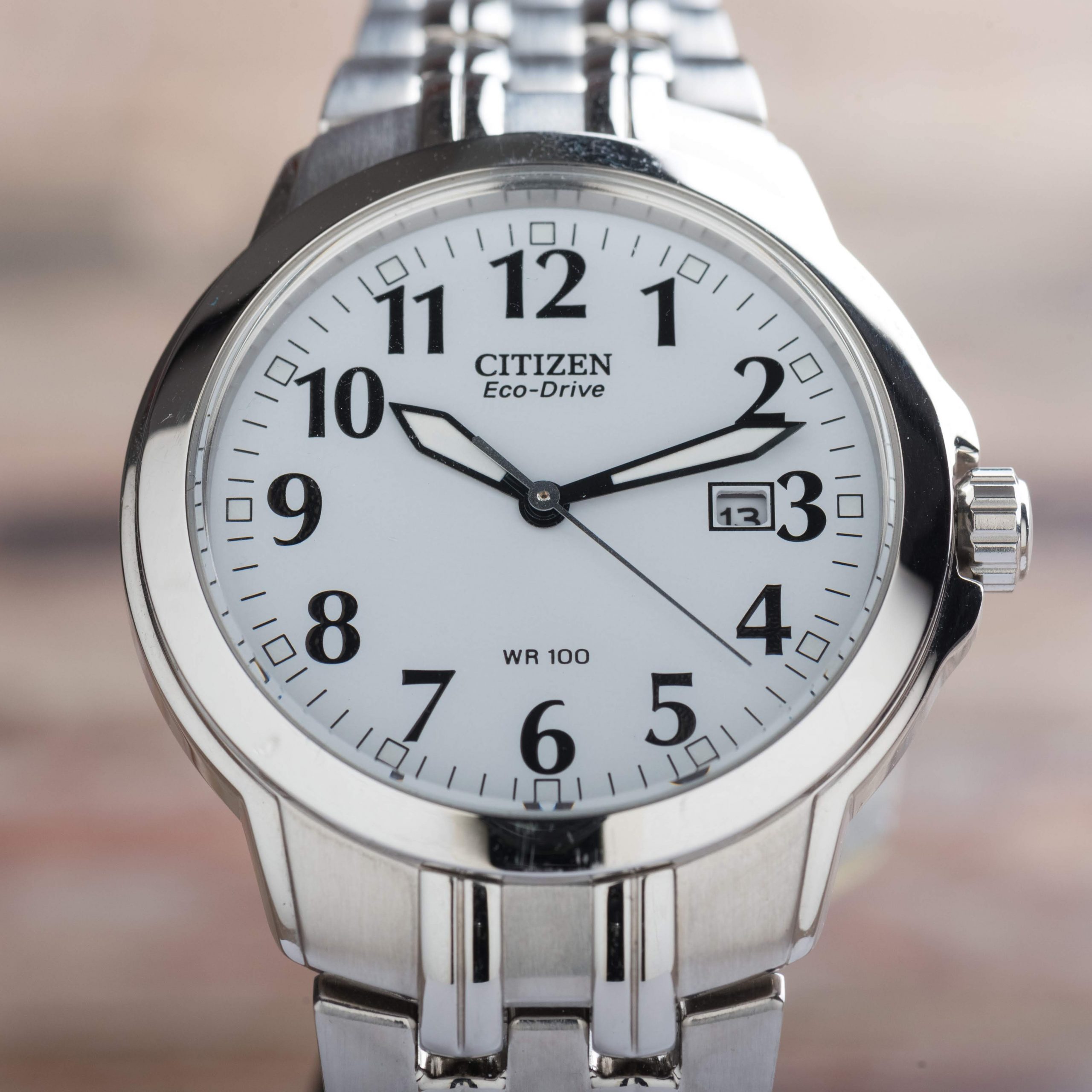 Citizen Eco-Drive Men's Date Sport Classic Stainless Steel Watch BM7090-51A