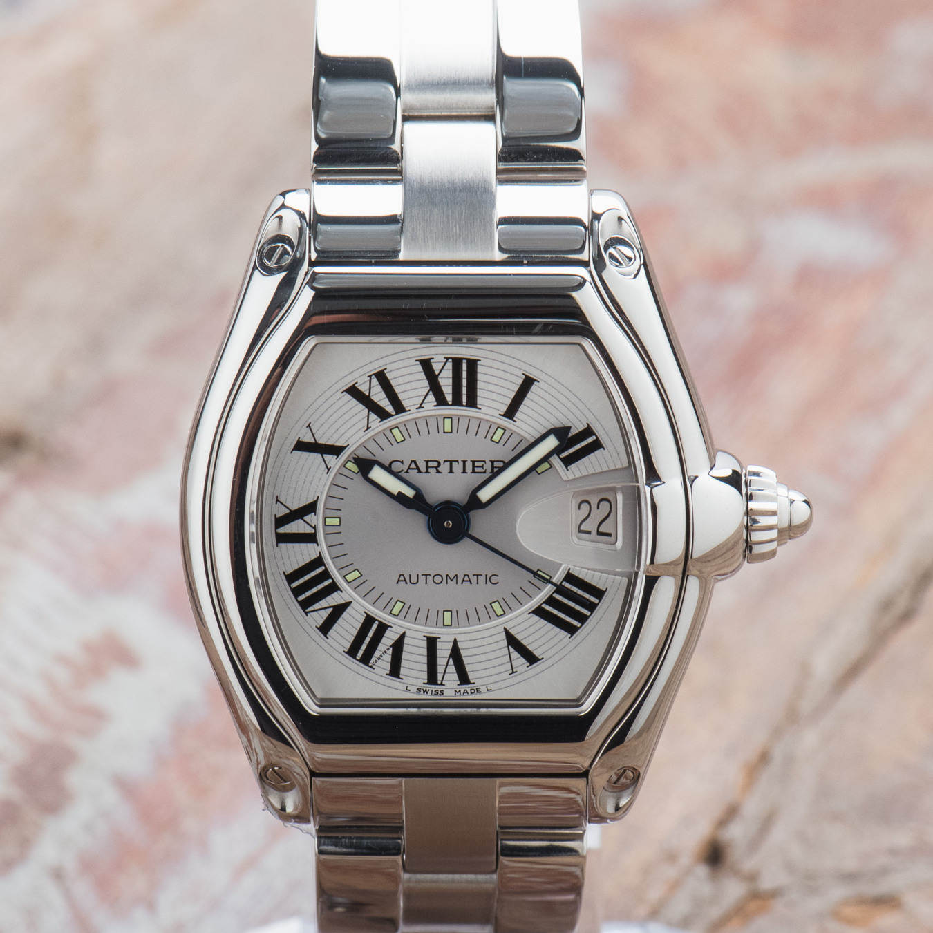Cartier Roadster Automatic Stainless steel Date Ref. 2510