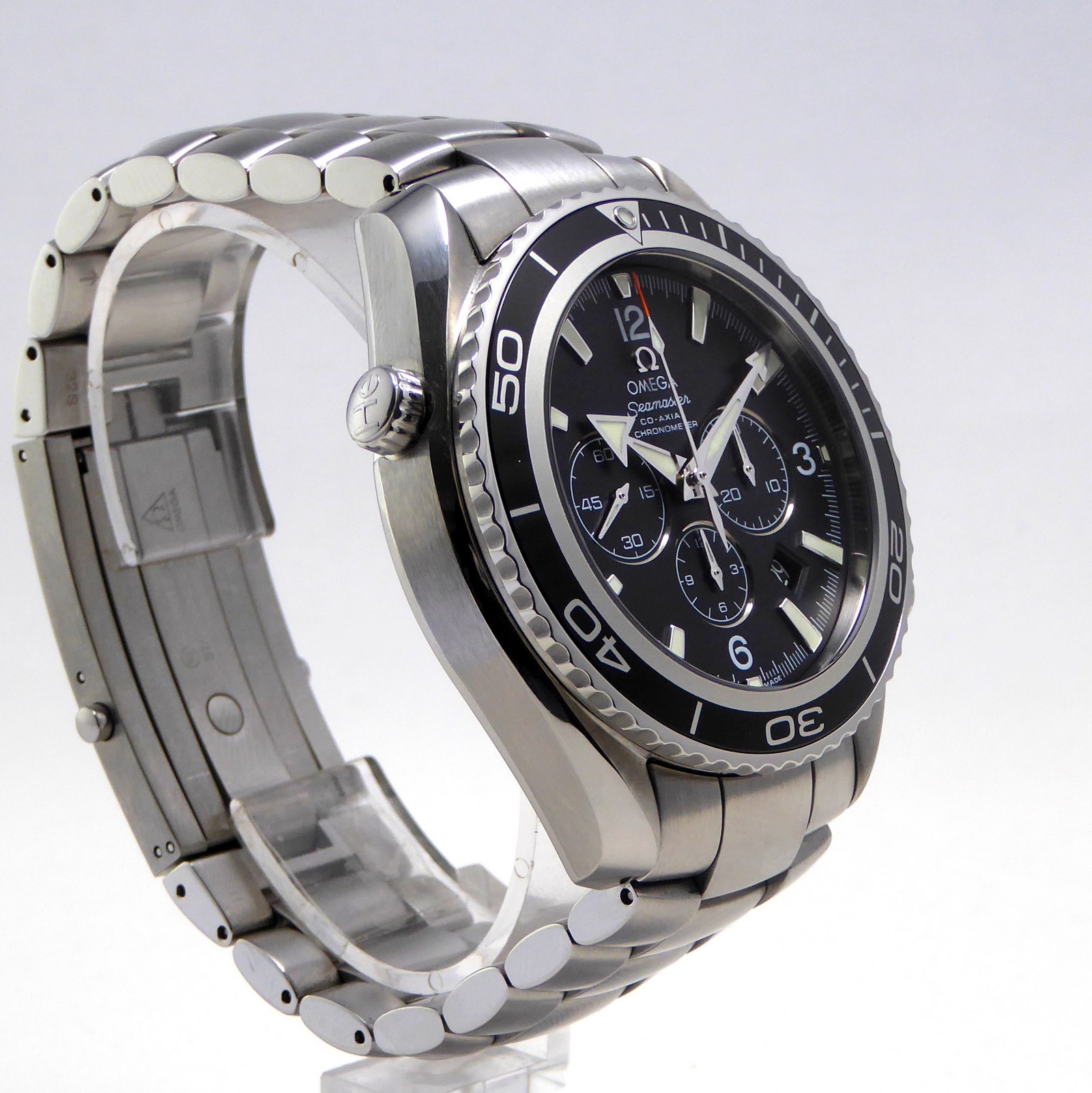 Omega Seamaster Planet Ocean Chronograph 45 mm Full Set Bracelet watch 2210.50